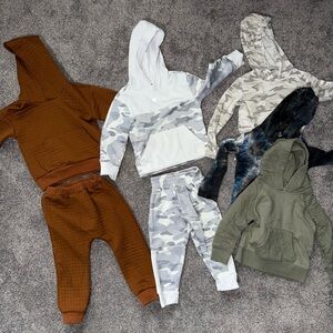 Assorted Kids' Hoodies and Joggers Set